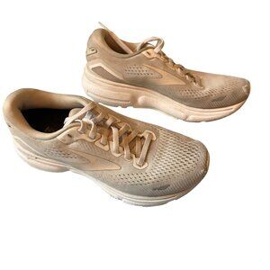 Brooks Womens Running Shoes Size 6 Neutral Cushion Cream Beige